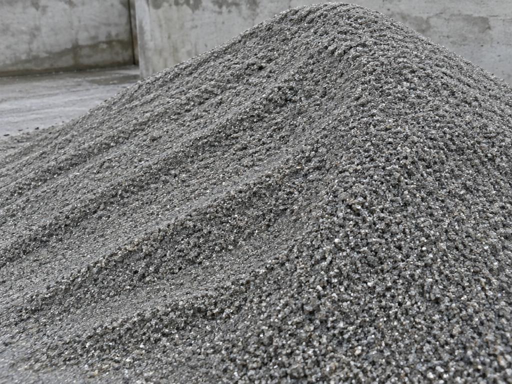 Washed granite sand with fine gray mineral grains